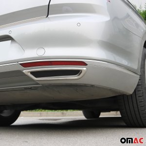 Volkswagen Passat Tailgate Trim - Omac - S.Steel - Gloss Silver - '20-'23